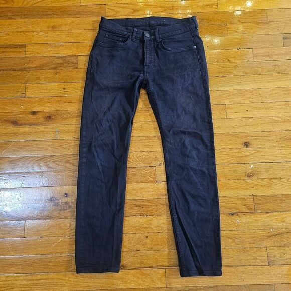 COS Jeans Black Tapered Leg High Rise Skinny Jeans Size 29X32 - Picture 5 of 12